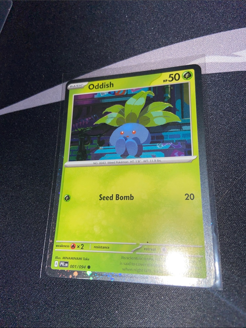 Cosmo Holo Oddish(001/094) Phantasmal Flames